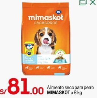 Tottus Alimento Seco para Perro Mimaskot 8kg oferta