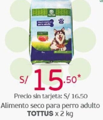 Tottus Alimento Seco para Perro Adulto Tottus 2kg oferta