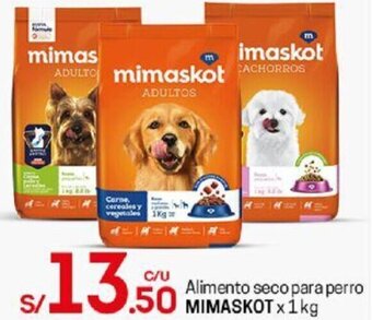 Tottus ALimento Seco para Perro Mimaskot 1kg oferta