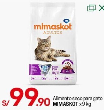 Tottus Alimento Seco para Gato Mimaskot 9kg oferta