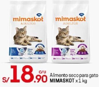 Tottus Alimento Seco para Gato Mimaskot 1kg oferta