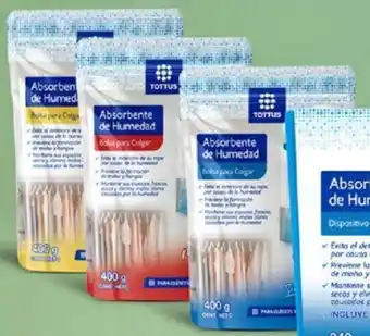Tottus Absorbente de Humedad Bolsa de Colgar Tottus 400g oferta