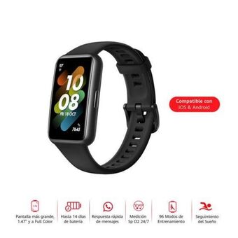 Hiraoka Reloj smart huawei band 7 negro oferta