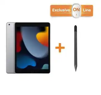 iShop Ipad de 10.2 (9na gen) wi-fi 64gb - plata + l\u00e1piz optico dual zagg prostylus oferta
