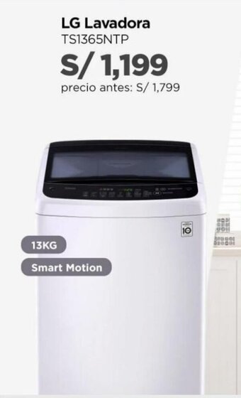 Ripley LG Lavadora oferta