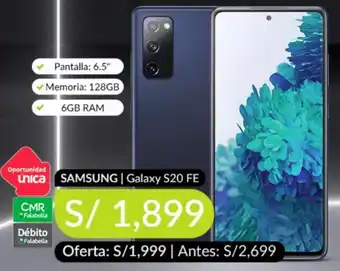 Falabella Samsung Galaxy S20 FE oferta