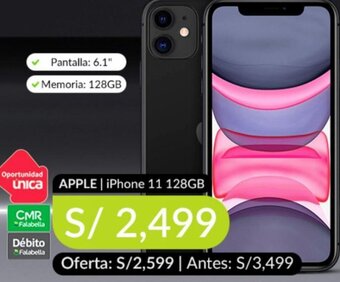 Falabella Apple iPhone 11 128GB oferta