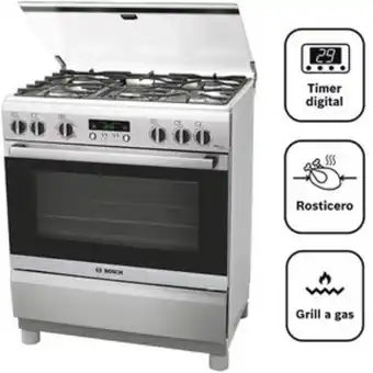 Linio Cocina a gas pro549 ix bosch - inox oferta