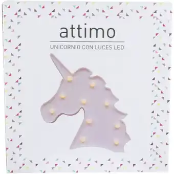 Platanitos Attimo lampara led unicornio oferta