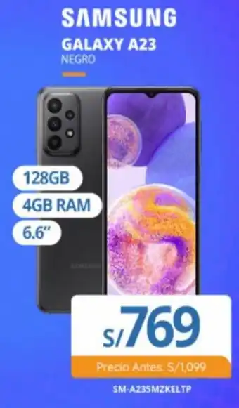 Tiendas EFE Samsung Galaxy A23 Negro oferta