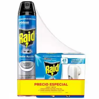 Tottus Insecticida raid doble acción 45 noches oferta