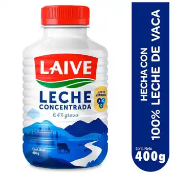 Tottus Leche concentrada laive botella 400 g oferta