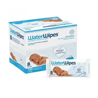 Tottus Toallitas humedas waterwipes value 720 unidades oferta