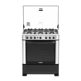 Tottus Cocina a gas 30 hierro f 6h vidrio negro oferta