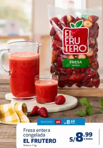 Makro Fresa Entera Congelada El Frutero oferta