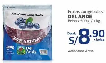Makro Del Ande Frutas Congeladas 500g /1kg oferta