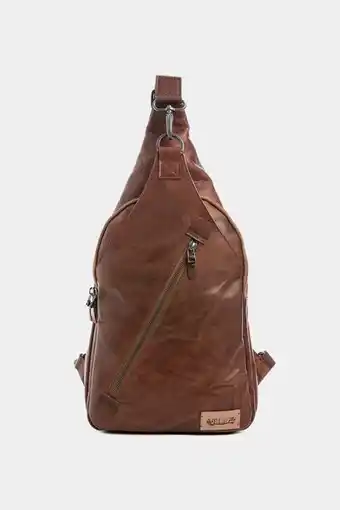 Vélez Morral de cuero color miel para hombre oferta