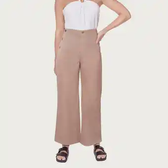 Mentha & Chocolate Pantalon clara beige oferta