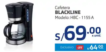 Plaza Vea Cafetera Blackline HBC - 1155 A oferta