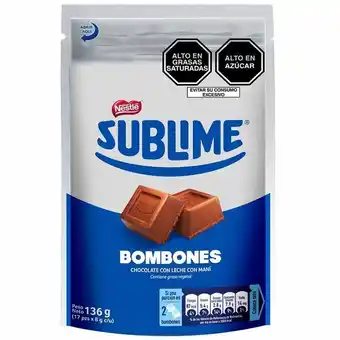 Vivanda Chocolate nestlé sublime doypack 136g oferta