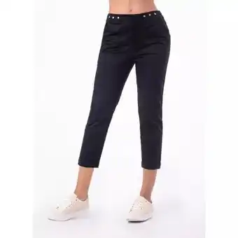 Pionier Pantalon popelina bianca pitillo oferta