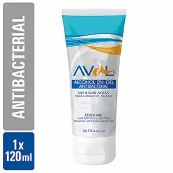 Mifarma Alcohol en gel antibacterial aval hand natural - tubo 120 ml oferta
