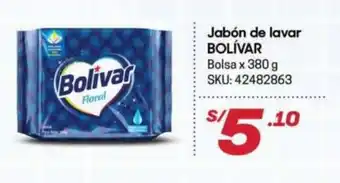 Hiperbodega Precio Uno Bolivar Jabon de lavar 380g oferta