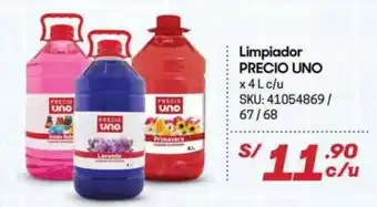 Hiperbodega Precio Uno Precio Uno Limpiador 4L oferta