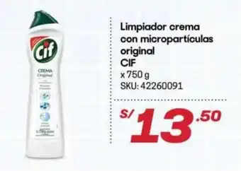 CIF Limpiador crema con microparticulas original 750g