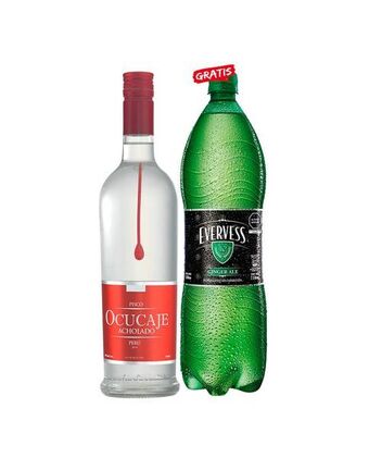 Sumon Licores Pisco ocucaje gota quebranta 700ml evervess 1.5lt oferta