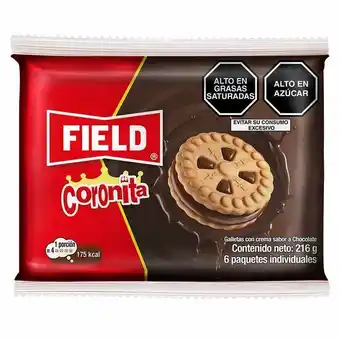 Vivanda Galletas field coronita sixpack paquete 216g oferta