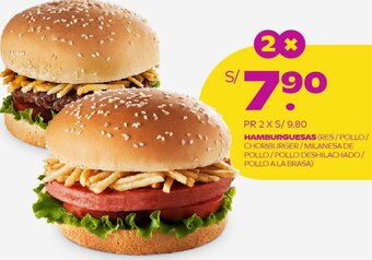 Tambo Hamburguesas oferta