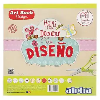 Comercial Li Block alpha art book design a4 (hojas con diseño) oferta