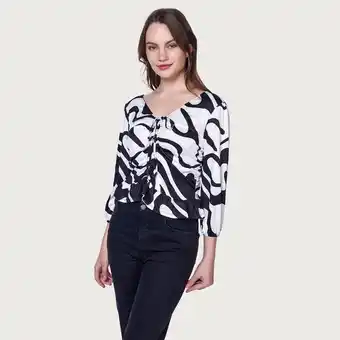 Mentha & Chocolate Polo genoveva print oferta