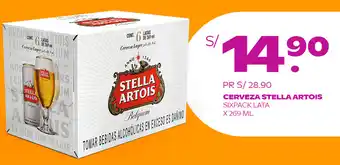 Tambo Cerveza Stella Artois 269ml oferta