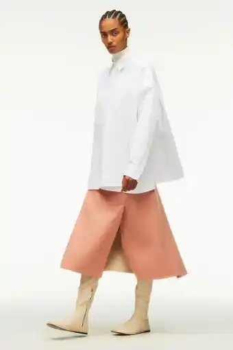 ZARA Camisa popelín asimétrica limited edition oferta