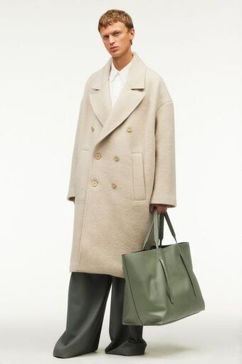 ZARA Abrigo oversize lana limited edition oferta