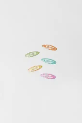 Pack cinco clips topos colores