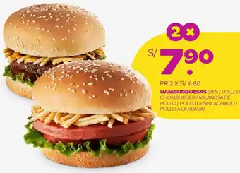 Tambo Hamburguesas oferta