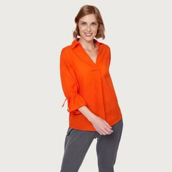 Fina Perú Blusa ginger naranja oferta
