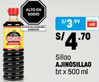 Plaza Vea Sillao Ajinosillao 500ml oferta