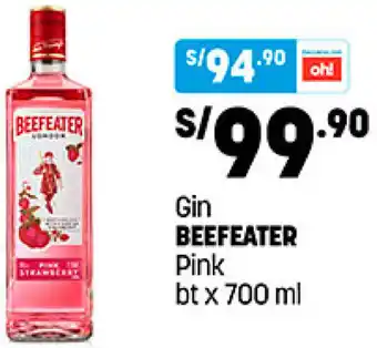 Plaza Vea Gin Beefeater Pink 700ml oferta