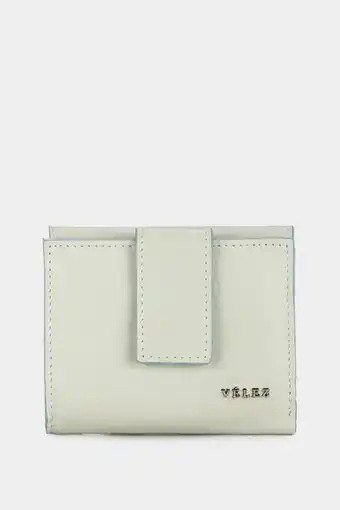 Vélez Billetera de cuero para mujer turmalina blanco oferta
