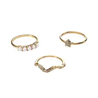 Cyzone Set de anillos midnight sky oferta