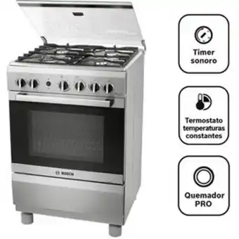 Linio Cocina a gas bosch pro447 ix-gris oferta