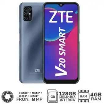 Linio Zte smartphone v20 smart 6,49" 128gb / 4... oferta