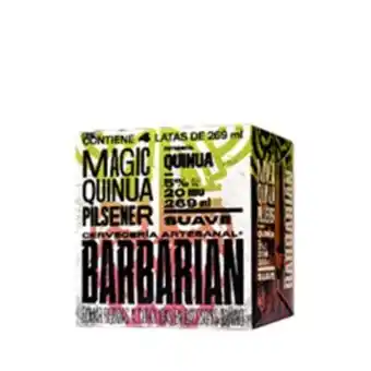 Four pack barbarian magic quinua lata x 269 ml