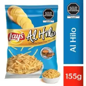 Freshmart Papas al hilo lay's - bolsa 155 gr - unidad oferta