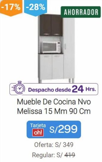 Promart Mueble De Cocina Nvo Melissa 15mm 90cm oferta