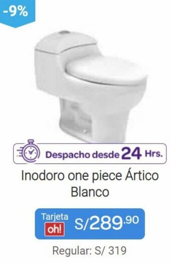Promart Inodoro One Piece Ártico Blanco oferta